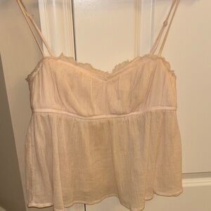 UO light pink babydoll cami